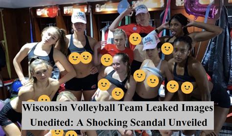 wisconsin leaked volleyball team photos